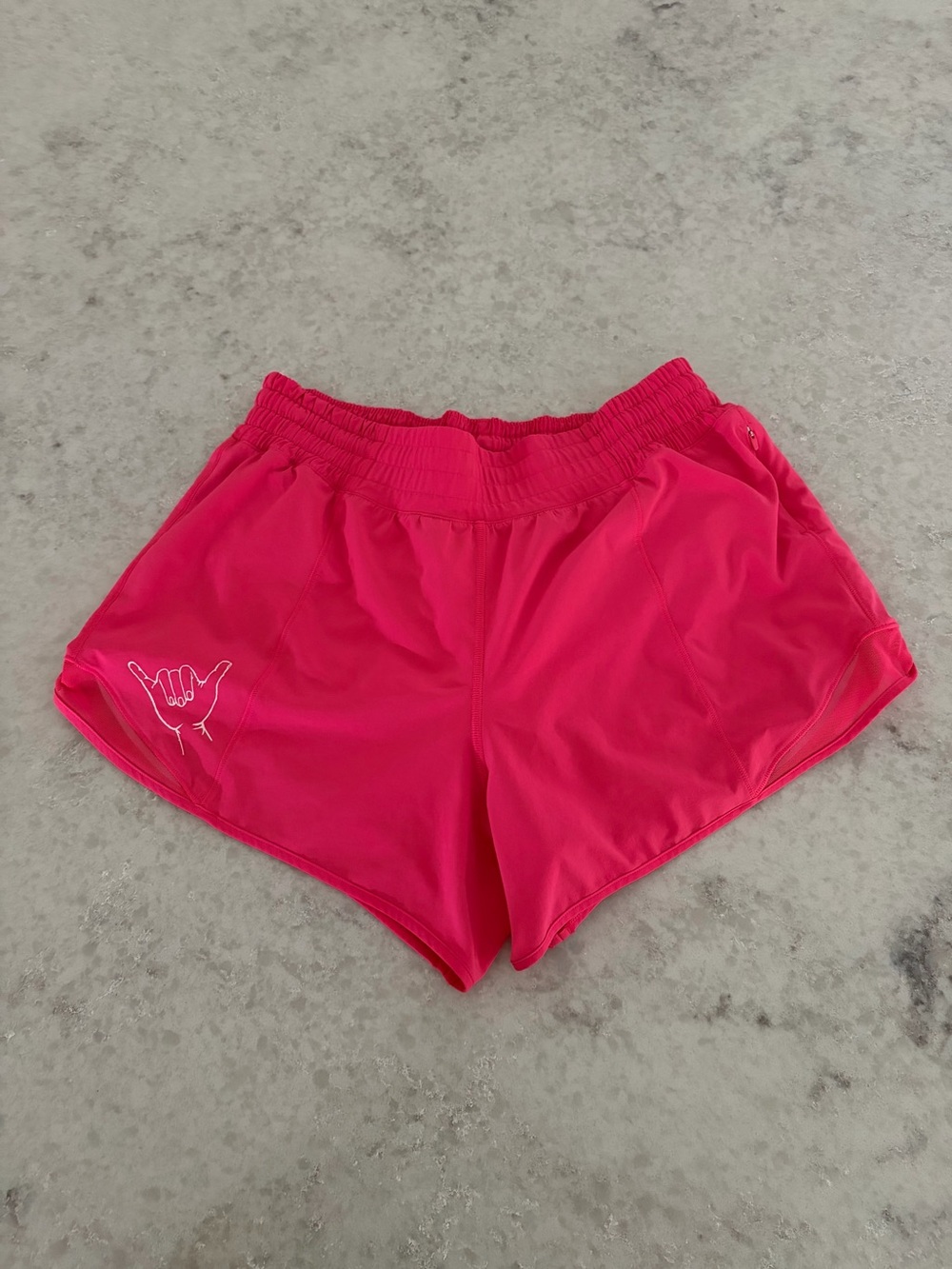Lululemon Hawaii Shaka Hotty Hot Shorts -  Pink / Size 8